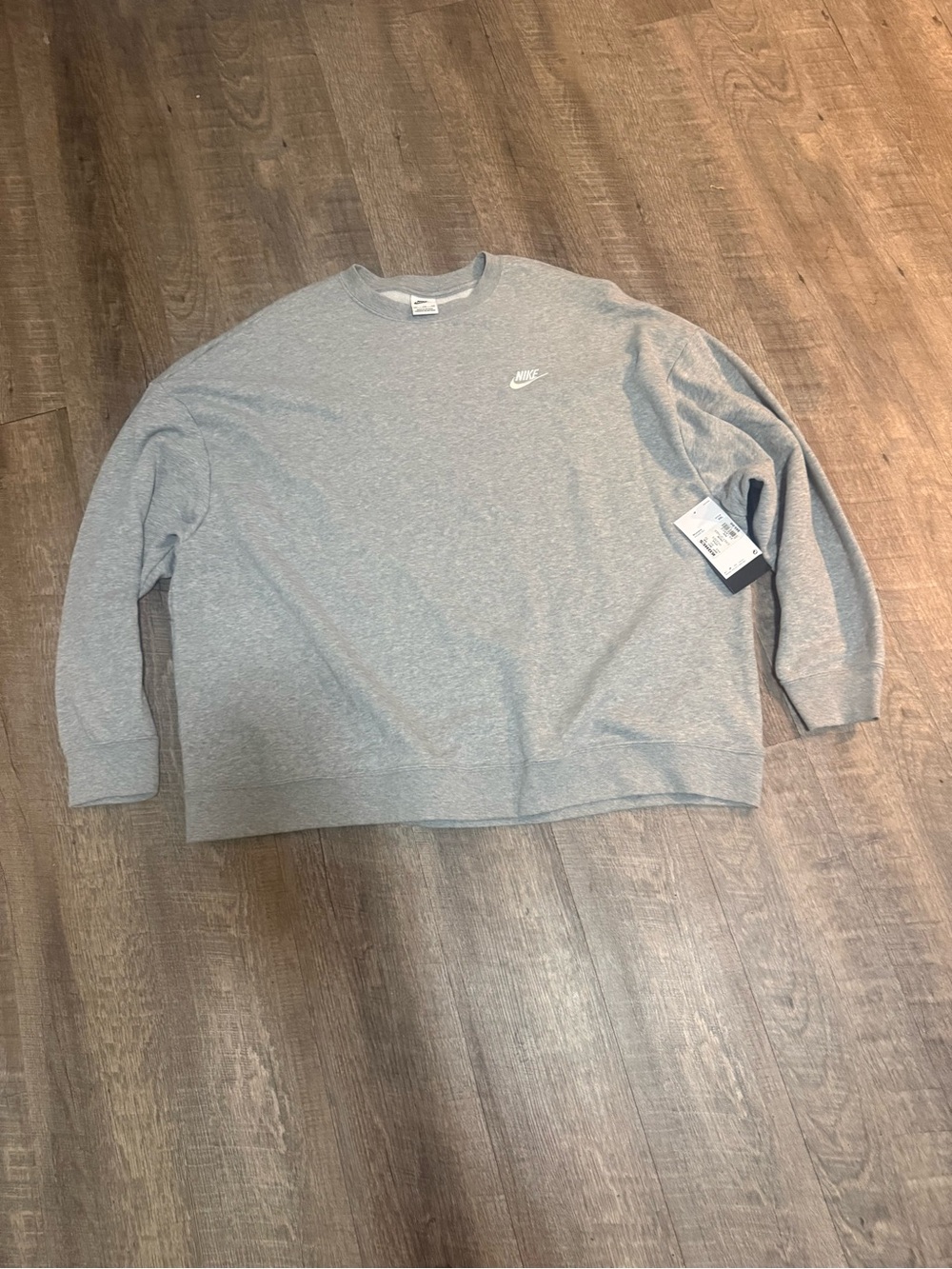Nike women's Grey Crewneck Sweatshirt